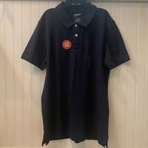 Arizona Jean Co. Flex Polo, Mens size L-Large, Blue